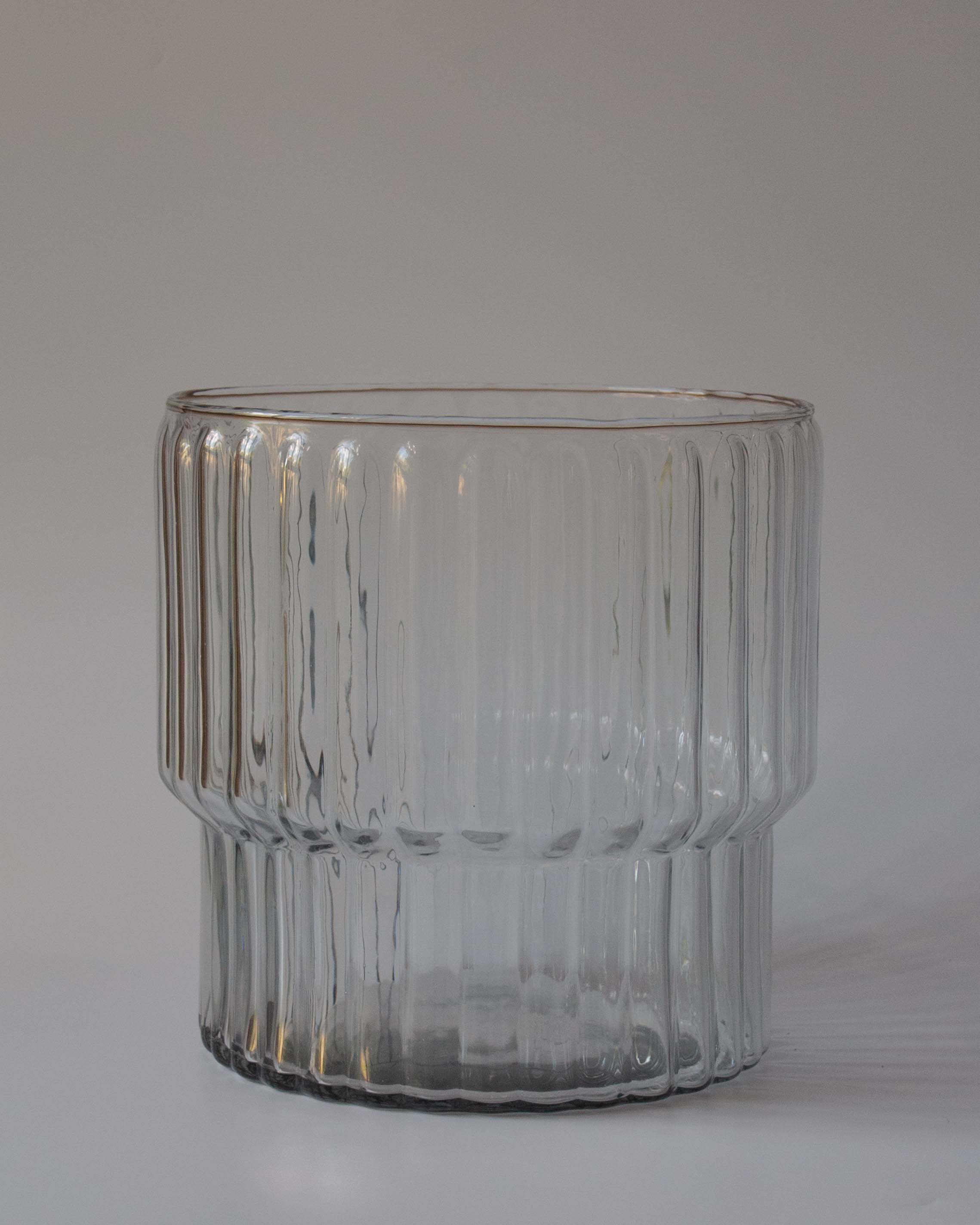 Luxury fluted glass champagne or ice bucket | Anboise