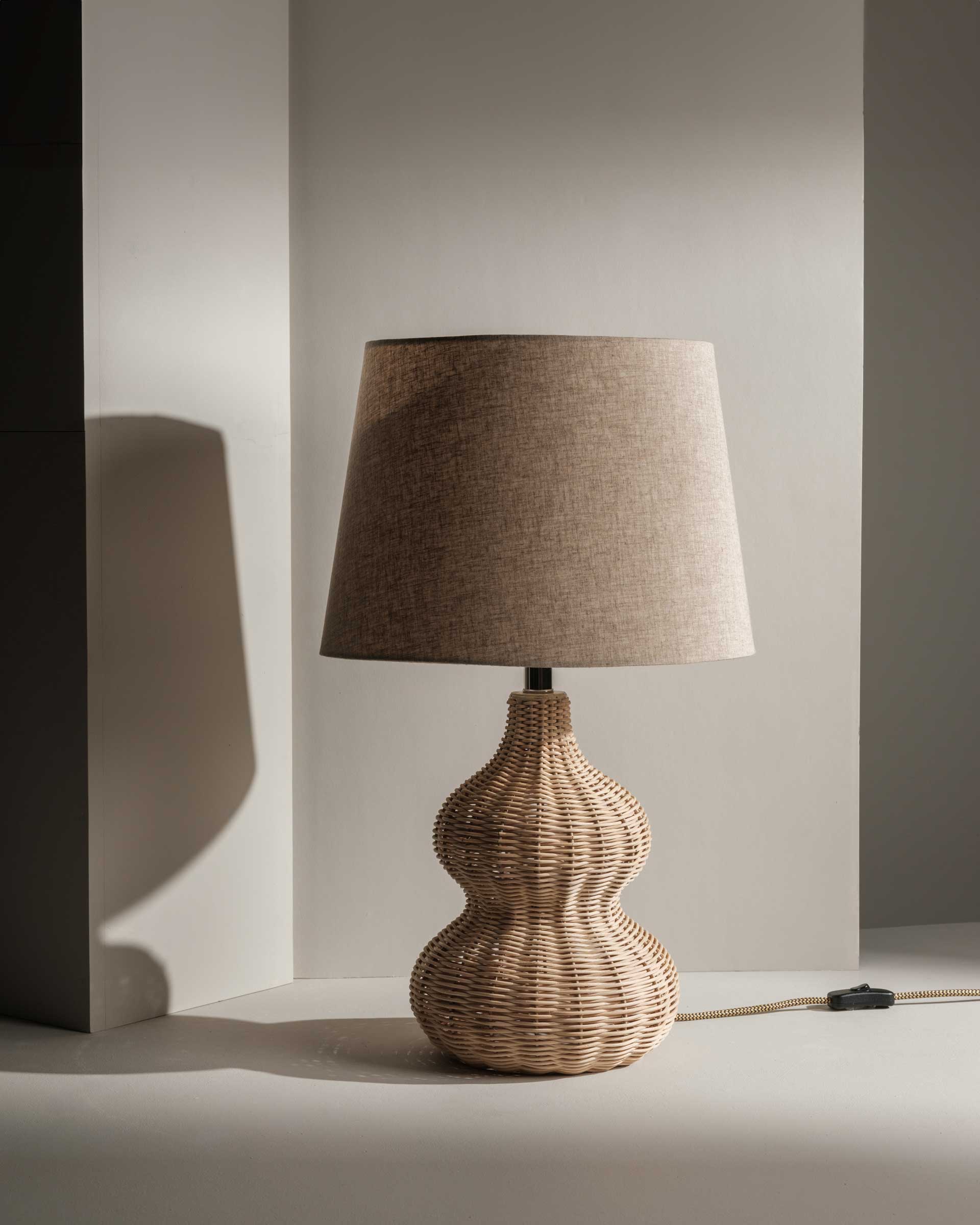 Danielle Rattan Table Lamp